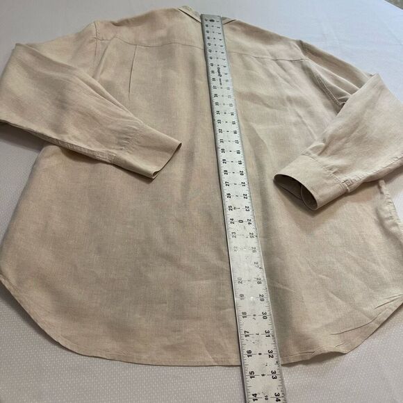 Tommy Bahama Linen Long Sleeve Button Up Shirt Size Medium - Picture 12 of 12